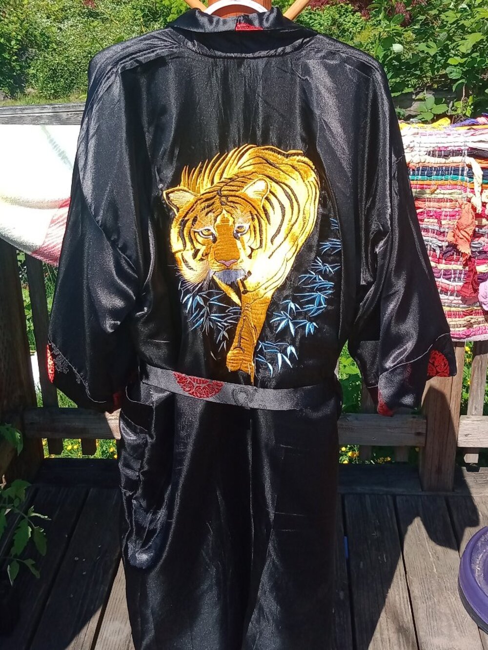 Reversible Tiger Robe - Picture 1 of 10